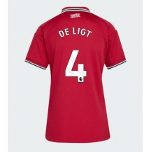 Manchester United Matthijs de Ligt #4 Replika Hemmatröja Dam 2026-27 Kortärmad