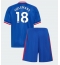 Manchester United Youri Tielemans #18 Replika Bortatröja Barn 2026-27 Kortärmad (+ byxor)