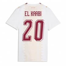 Marocko Ayoub El Kaabi #20 Replika Bortatröja Dam VM 2026 Kortärmad