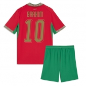 Marocko Brahim Diaz #10 Replika Hemmatröja Barn VM 2026 Kortärmad (+ byxor)