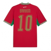 Marocko Brahim Diaz #10 Replika Hemmatröja VM 2026 Kortärmad
