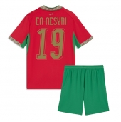 Marocko Youssef En-Nesyri #19 Replika Hemmatröja Barn VM 2026 Kortärmad (+ byxor)