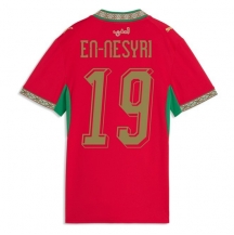 Marocko Youssef En-Nesyri #19 Replika Hemmatröja Dam VM 2026 Kortärmad