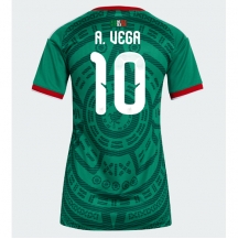 Mexiko Alexis Vega #10 Replika Hemmatröja Dam VM 2026 Kortärmad