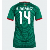 Mexiko Armando Gonzalez #14 Replika Hemmatröja Dam VM 2026 Kortärmad