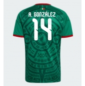 Mexiko Armando Gonzalez #14 Replika Hemmatröja VM 2026 Kortärmad