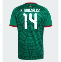 Mexiko Armando Gonzalez #14 Replika Hemmatröja VM 2026 Kortärmad