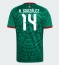 Mexiko Armando Gonzalez #14 Replika Hemmatröja VM 2026 Kortärmad
