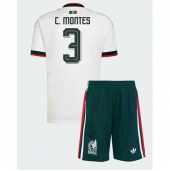 Mexiko Cesar Montes #3 Replika Bortatröja Barn VM 2026 Kortärmad (+ byxor)