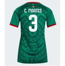Mexiko Cesar Montes #3 Replika Hemmatröja Dam VM 2026 Kortärmad