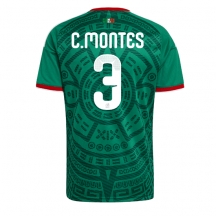 Mexiko Cesar Montes #3 Replika Hemmatröja VM 2026 Kortärmad