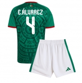 Mexiko Edson Alvarez #4 Replika Hemmatröja Barn VM 2026 Kortärmad (+ byxor)