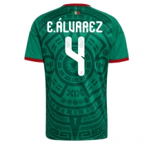 Mexiko Edson Alvarez #4 Replika Hemmatröja VM 2026 Kortärmad