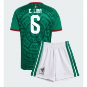 Mexiko Erik Lira #6 Replika Hemmatröja Barn VM 2026 Kortärmad (+ byxor)
