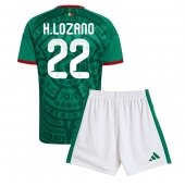 Mexiko Hirving Lozano #22 Replika Hemmatröja Barn VM 2026 Kortärmad (+ byxor)