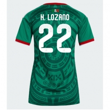 Mexiko Hirving Lozano #22 Replika Hemmatröja Dam VM 2026 Kortärmad