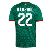 Mexiko Hirving Lozano #22 Replika Hemmatröja VM 2026 Kortärmad