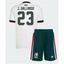 Mexiko Jesus Gallardo #23 Replika Bortatröja Barn VM 2026 Kortärmad (+ byxor)