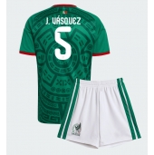 Mexiko Johan Vasquez #5 Replika Hemmatröja Barn VM 2026 Kortärmad (+ byxor)