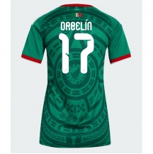 Mexiko Orbelin Pineda #17 Replika Hemmatröja Dam VM 2026 Kortärmad
