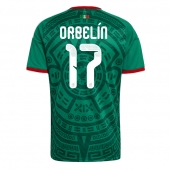 Mexiko Orbelin Pineda #17 Replika Hemmatröja VM 2026 Kortärmad