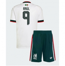 Mexiko Raul Jimenez #9 Replika Bortatröja Barn VM 2026 Kortärmad (+ byxor)