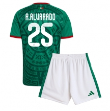 Mexiko Roberto Alvarado #25 Replika Hemmatröja Barn VM 2026 Kortärmad (+ byxor)