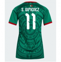 Mexiko Santiago Gimenez #11 Replika Hemmatröja Dam VM 2026 Kortärmad