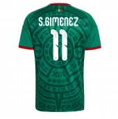 Mexiko Santiago Gimenez #11 Replika Hemmatröja VM 2026 Kortärmad