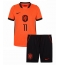 Nederländerna Cody Gakpo #11 Replika Hemmatröja Barn VM 2026 Kortärmad (+ byxor)