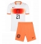 Nederländerna Frenkie de Jong #21 Replika Bortatröja Barn VM 2026 Kortärmad (+ byxor)