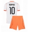 Nederländerna Memphis Depay #10 Replika Bortatröja Barn VM 2026 Kortärmad (+ byxor)