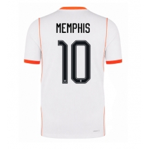Nederländerna Memphis Depay #10 Replika Bortatröja VM 2026 Kortärmad