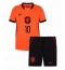 Nederländerna Memphis Depay #10 Replika Hemmatröja Barn VM 2026 Kortärmad (+ byxor)