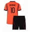 Nederländerna Memphis Depay #10 Replika Hemmatröja Barn VM 2026 Kortärmad (+ byxor)