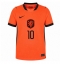 Nederländerna Memphis Depay #10 Replika Hemmatröja Dam VM 2026 Kortärmad