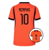 Nederländerna Memphis Depay #10 Replika Hemmatröja Dam VM 2026 Kortärmad