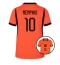 Nederländerna Memphis Depay #10 Replika Hemmatröja Dam VM 2026 Kortärmad