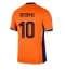 Nederländerna Memphis Depay #10 Replika Hemmatröja EM 2024 Kortärmad