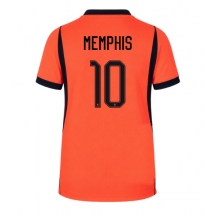 Nederländerna Memphis Depay #10 Replika Hemmatröja VM 2026 Kortärmad