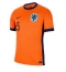 Nederländerna Nathan Ake #5 Replika Hemmatröja EM 2024 Kortärmad