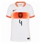 Nederländerna Virgil van Dijk #4 Replika Bortatröja Dam VM 2026 Kortärmad