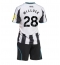 Newcastle United Joe Willock #28 Replika Hemmatröja Barn 2025-26 Kortärmad (+ byxor)