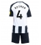 Newcastle United Sven Botman #4 Replika Hemmatröja Barn 2024-25 Kortärmad (+ byxor)