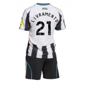 Newcastle United Tino Livramento #21 Replika Hemmatröja Barn 2025-26 Kortärmad (+ byxor)