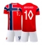 Norge Martin Odegaard #10 Replika Hemmatröja Barn VM 2026 Kortärmad (+ byxor)