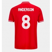 Nottingham Forest Elliot Anderson #8 Replika Hemmatröja 2025-26 Kortärmad