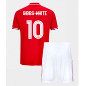 Nottingham Forest Morgan Gibbs-White #10 Replika Hemmatröja Barn 2025-26 Kortärmad (+ byxor)