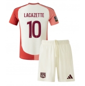 Olympique Lyonnais Alexandre Lacazette #10 Replika Tredjetröja Barn 2024-25 Kortärmad (+ byxor)