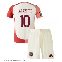 Olympique Lyonnais Alexandre Lacazette #10 Replika Tredjetröja Barn 2024-25 Kortärmad (+ byxor)